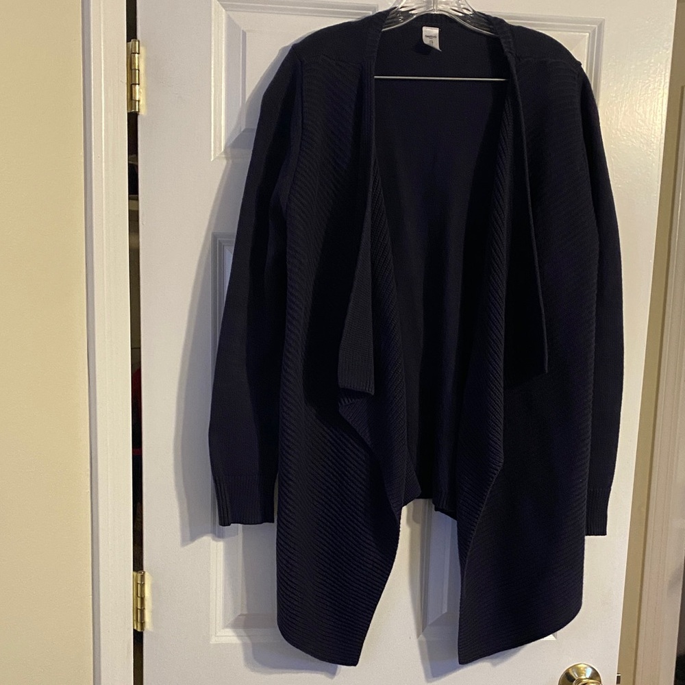 Gap Body Women's Black Open Front Cardigan